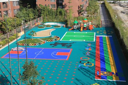 幼儿园儿童安全地面材料为何选择悬浮拼装地板？