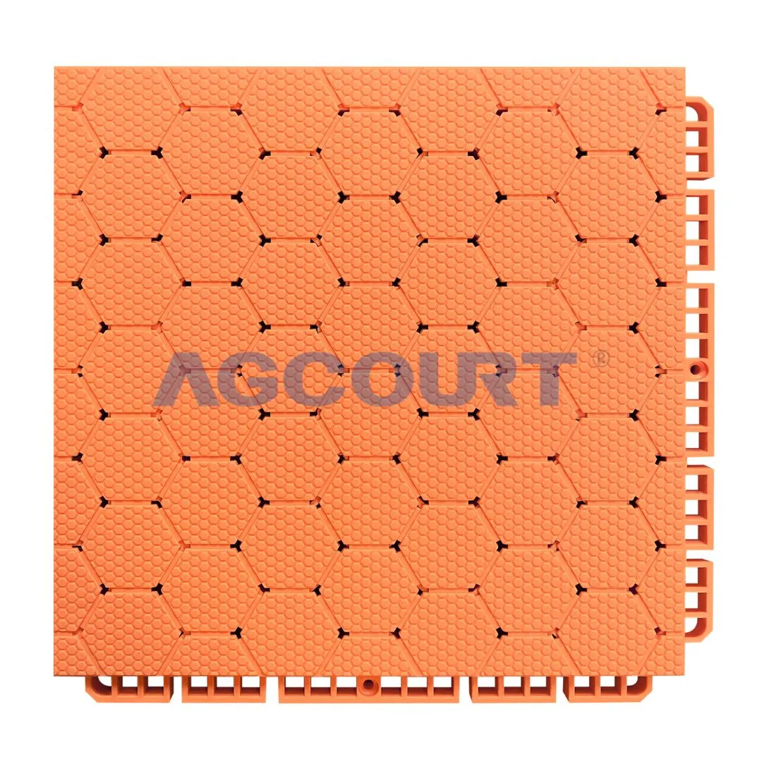 AG-V1-Pro TPE Interlocking Sports Flooring Tiles 16mm Cushioning