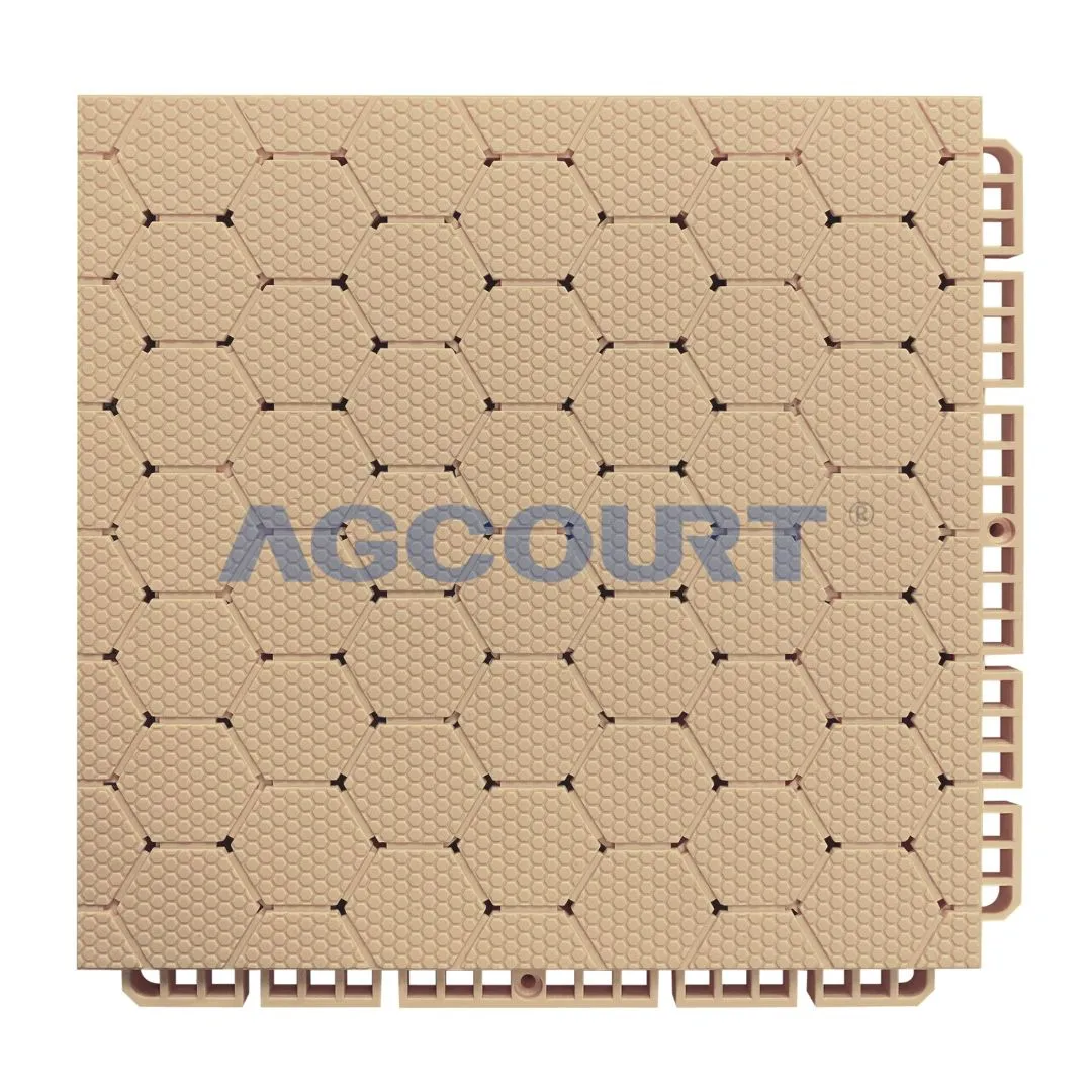AG-V1-Pro TPE Interlocking Sports Flooring Tiles 16mm Cushioning
