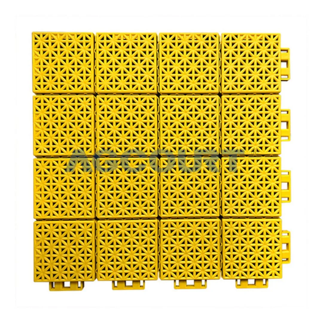 AG-02 Soft-Connect PP Tiles Interlocking Suspended Modular Flooring